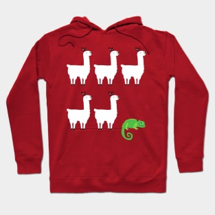 Llama Chameleon Hoodie